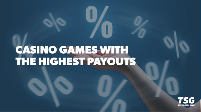 Which Vegas casino games have the best payouts