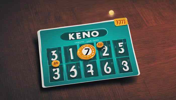 How to play keno online for beginners
